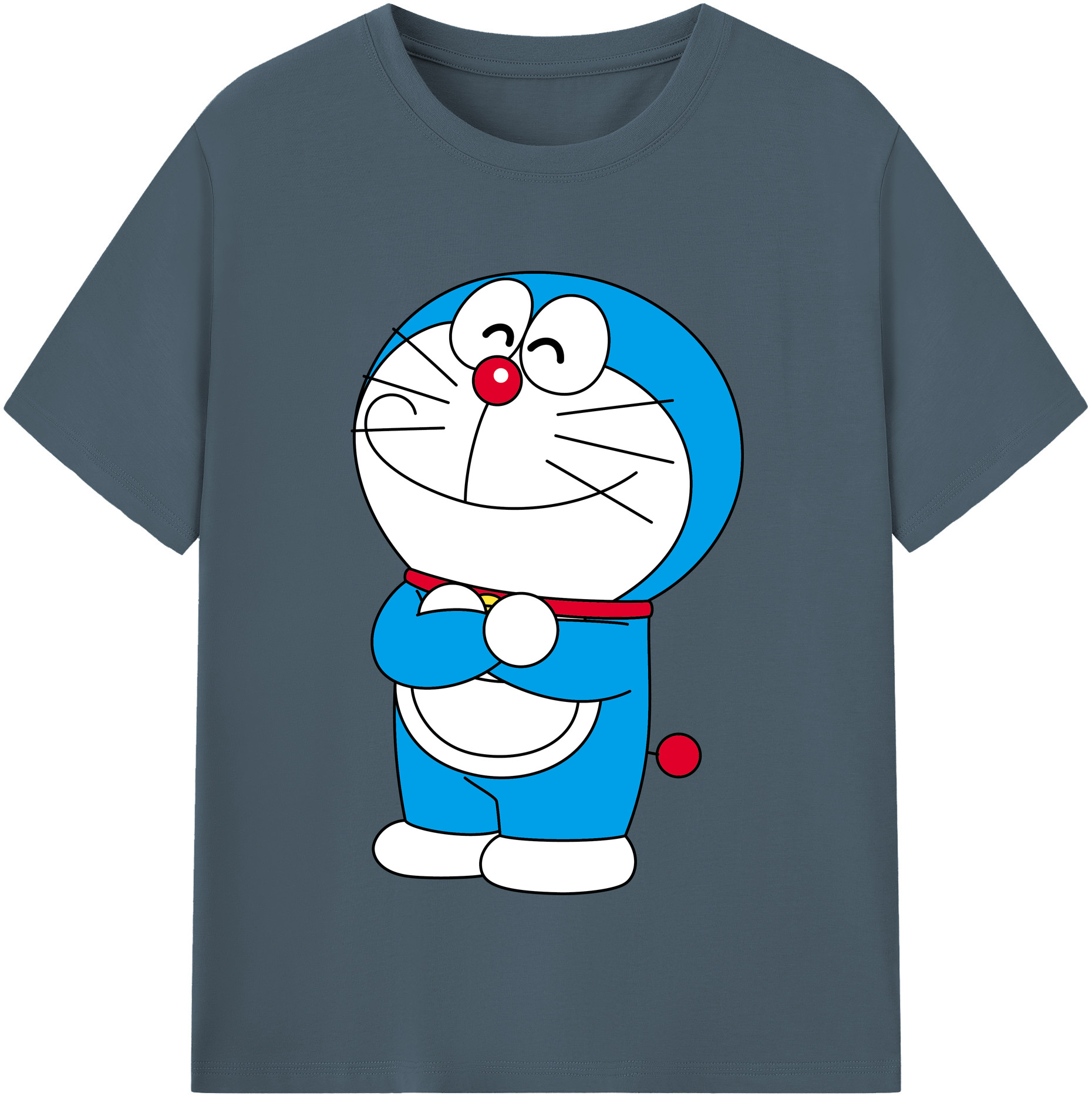 （画像用） ドラえもん Doraemon 綿100％半袖Tシャツ（フロントプリント）